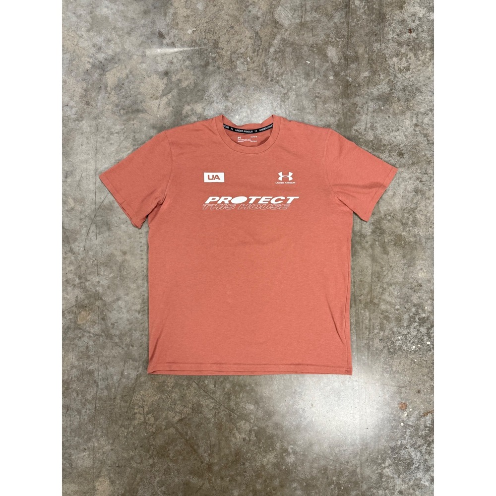 Under Armour Pink "Protect This House" Graphic Tee‎